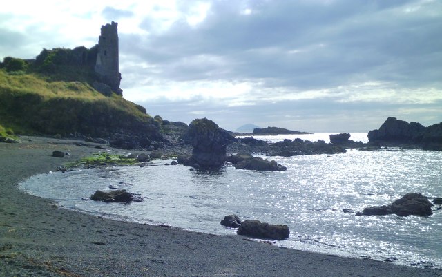 Dunure Castle near Accommodation in Dunure, Dunure House, South Ayrshire, Scotland