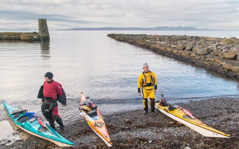 Paddleboarding near Accommodation in Dunure, Dunure House, South Ayrshire, Scotland