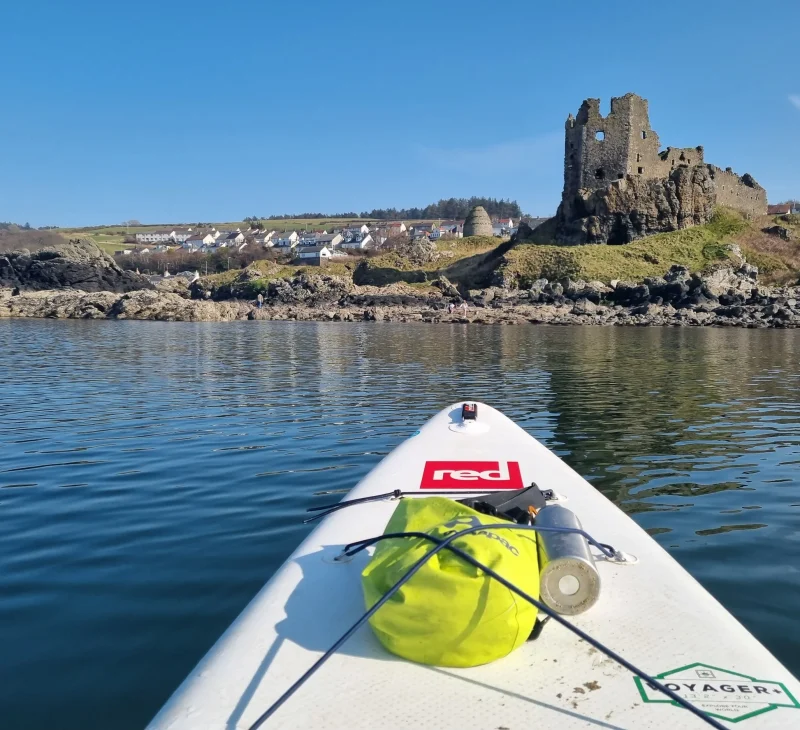 Paddleboarding near Accommodation in Dunure, Dunure House, South Ayrshire, Scotland