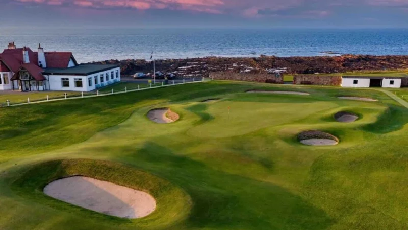 Golf course near Accommodation in Dunure, Dunure House, South Ayrshire, Scotland