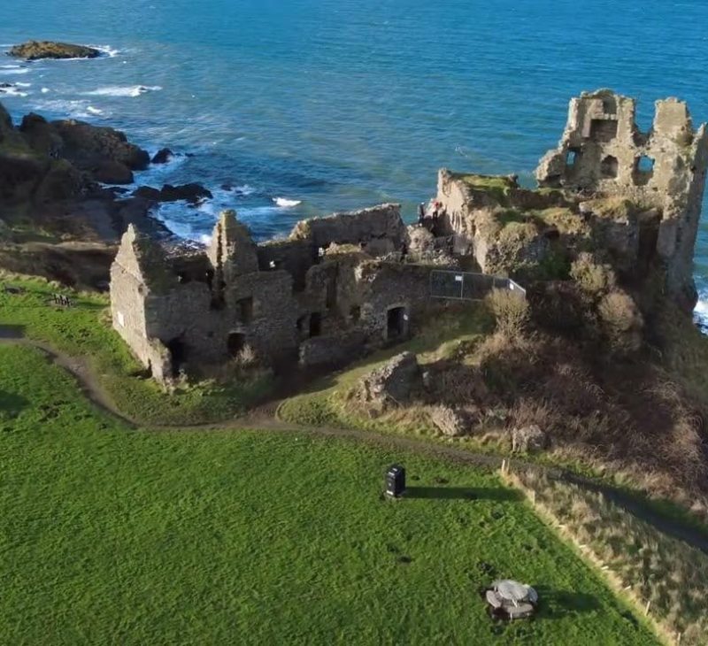 Dunure Castle near, Dunure House, South Ayrshire, Scotland